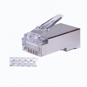 Коннектор RJ-45 8P8C FTP  cat.6e 3U SUPRLAN экранированный с вставкой